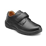 Dr. Comfort Men's William-X Double Depth Black Diabetic Casual Shoes