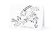 Luxye Thank You Greeting Cards Bulk 36 Assorted Thick Cards & Envelopes - 6 Flower Floral Designs - Baby & Bridal Showers, Weddings, Anniversaries, Business & More - (Multi Floral)