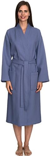 Turkish Cotton Waffle Bathrobe Kimono Waffle Robe
