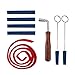 8pcs Piano Tuning Tuner Tool Kit Wrench Hammer Rubber Mute Felt Temperament Strip Fixing Tool Set Kit