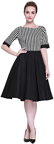 Heroecol Vintage 1950s 50s Dress Style Retro Rockabiily Cocktail