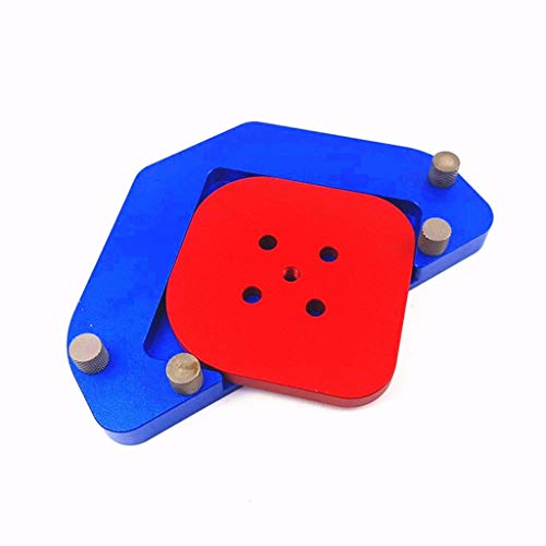Router Table Corner Jig Radius Template Kits Aluminium Alloy for Woodworking Trimming Tool Set,Radius Quick-Jig Router Bit Templates for Routing Rounded Corners R15 R20 R25 R30 C15 C20 C25 C30