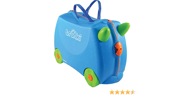 Trunki Terrance Ride On Suitcase, Blue 