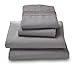 Where The Polka Dots Roam Microfiber Easy Care Luxury Sheet Set, King, Gray