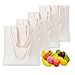 Dimayar Pack of 4 Shopping Bag Crafting Decorating Bag White