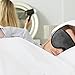 3D Sleeping Mask Eye Cover, Cshidworld Patented Design 100% Blackout Sleep Mask Contoured Comfortable Lightweight Adjustable Eye Mask & Blindfold for Travel, Nap, Shift Works (Grey)