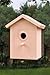 See Through One Way Mirrored Bird House - Suction Cup Window Mounted Bird Nesting Box