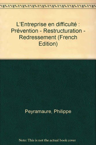 L' entreprise en difficulté