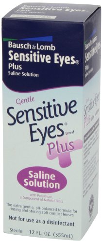 Sensitive Eyes Plus Saline Solution, 12 oz - Import It All