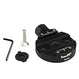 Haoge Combo Boss Adapter Convertor with CP-58 58mm Arca-Swiss-Compatible Quick Release Clamp for Manfrotto Tripod Ball Head Clamp Replacement