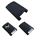 iJDMTOY Black Soft Silicone Smart Key Fob Cover Case, Compatible with Cadillac Escalade ATS CTS DTS XTS SRX, Compatible with Chevy C7 Corvette, etc