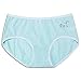 WoFee Young Girls' 100% Cotton Menstrual Period Anti-penetration Pants Pack of 4 Blue+Grey Size L