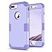 DOMAVER iPhone 7 Plus Case Shockproof Heavy Duty Hybrid Hard PC Soft Rubber 3 in 1 Impact Resistant Protective Phone Case Cover for iPhone 7 Plus 5.5