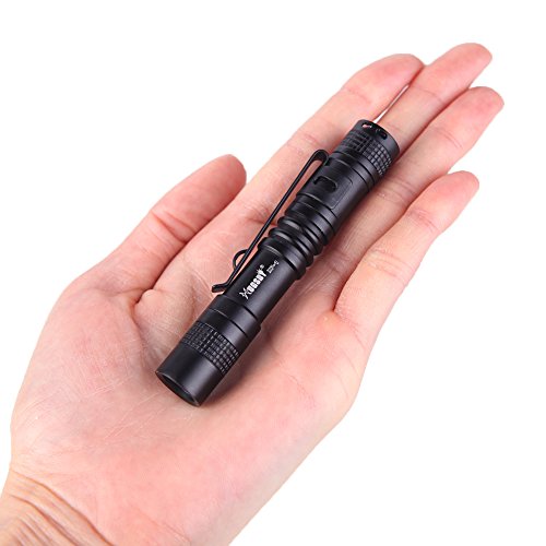 docooler 9cm Mini AAA LED Flashlight Pocket Torch Light 120LM 1 Switch Mode