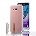 Galaxy J3 / J3 (2016) Case, Nicelin Acrylic Plastics Mirror Plane PC Cover and Soft TPU Material Case for Samsung Galaxy J3 / J3 (2016 Version) / SM-J310 / SM-J310x / SM-J320 / SM-J320x (Pink Gold)