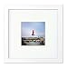 Tiny Mighty Frames - Wood, Square, Instagram, Photo Frame, 4x4 (Mat), 8x8 (1, White)