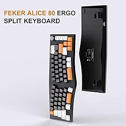 EPOMAKER Wireless Gaming Keyboard and Coiled Cable