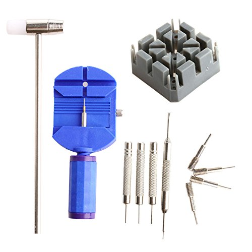 Zadaro Watch Strap Holder Remover Hammer 3 Pin Punch Spring Bar Repair Tool Set 11Pcs