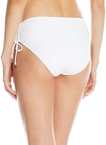 Women's Alex Adjustable Side Tie Bikini Bottom WhiteMedium