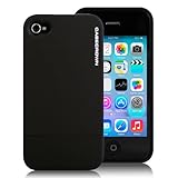 CaseCrown Lux Glider Case for Apple Phone 4 and 4s - 1 Pack - Black