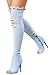 YANWENFANG Women's Over The Knee Boots