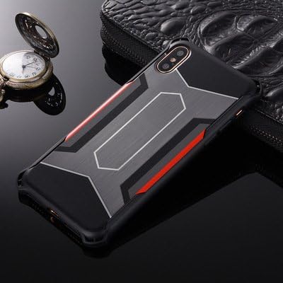 Cell Phone Case, Shockproof Anti-Scratch Unique Design For iPhone X, iPhone 10, iPhone 7 / 7 Plus, iPhone 8 / 8 Plus (iPhone X, Black&amp;Red)