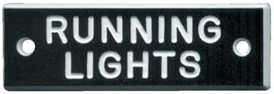 Bernard Running Lights, Name Plate IP020