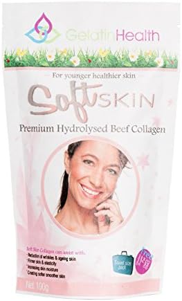 Premium Collagen Powder Soft Skin - Reduces wrinkles and Aging Skin - Increases Elasticity, Firmer Skin, Slows Down Aging, Reverse Skin Damage, High Protein Peptides Fat Free Type I & III - 3.5oz
