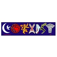 Peacemonger Coexist Game of Thrones Sigil Parody Color Sticker