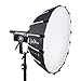 Aputure Light Storm LS COB C120d 2 120D Mark II Daylight LED Video Light Kit with Bowens Mount/V-Mount Plate + Aputure Light Dome Mini II (21.5