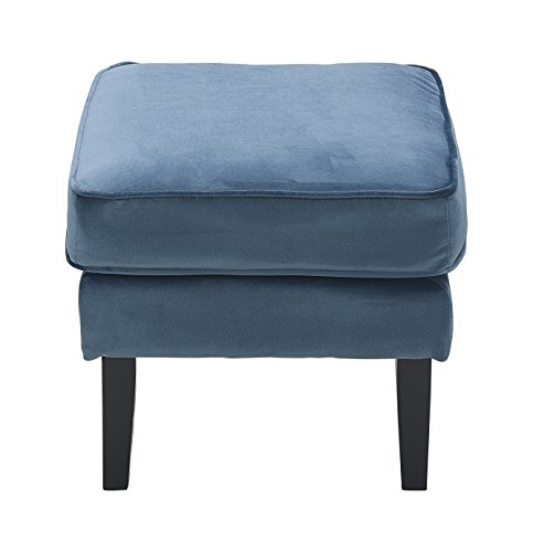 Elle Decor UPH10020C Elle Décor Olivia Ottoman, Accent Chair, Cobalt - Thumbnail 7