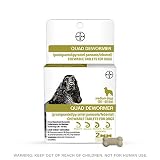 Bayer 68mg Medium 26-60 lb Dog 2 count Quad Chewable Dewormer