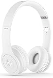 Beats Solo HD On-Ear Headphone with Mic and Remote Control Cable, White (Refurbished)