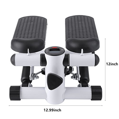 Fitness Twister Stepper w/ Resistance Bands,Step Air Climber Stepper Twister Aerobic Fitness Exercise Machine