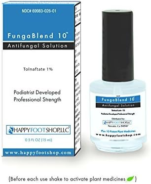 Nail Fungus Treatment, Toenail Fungus Treatment,Nails Antifungal, FungaBlend 10 - Tolnaftate 1% Antifungal Topical Solution Plus 10 Potent Plant Medicines by FungaBlend 10