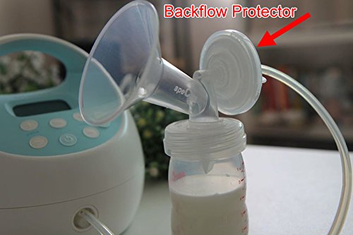 Maymom Backflow Protector Compatible with Spectra S2 S1 and 9 Plus Syngergy Gold Breastpump, Not Original Spectra Backflow Protector Replacement Pump Parts S2 Accessories
