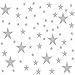 Star Wall Decals 3 Size Stars-132pcs Decals Kids Nursery Wall Room Decor Peel and Stick Star