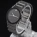 VIGOROSO Mens Fashion Casual Popular Dress Stainless Steel All Black Wrist Watch