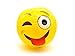 MrCUYA Emoji Inflatable Beach Balls 12-Pack of 12