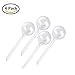 Hofumix 4Pcs Plant Watering Bulbs Aqua Globes Automatic Self Watering Globes Bulbs Garden Water Device Set Watering Bulbs for Plant Pot(Clear)