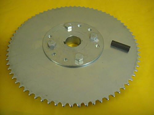 GO CART SPROCKET AND HUB FOR 1" AXLE ,72 TOOTH FOR #35 CHAIN