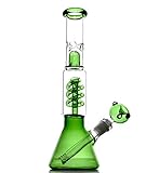 Aduben Spiral Helix 7 Inch Glass Art