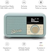 Roberts Revival PETITE2 FM/DAB/DAB+ Digital Radio with Bluetooth Duck Egg view 2