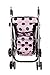 Mommy & Me My First Baby Doll Stroller with Basket, Extra Tall 23 Inch, Foldable Stroller, Polka Dot