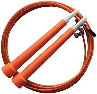 Adjustable Jump Ropes Fast Speed With bag, Steel Cable and Replacement Parts Great for Crossfit, Boxing, Gym Training -DEPTO