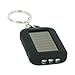 HDE 5x Emergency 3 LED Torch Flashlight Key Fob Solar Energy Power Keychain Lamp Light (Black)