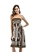 Zyyfly Beach Dresses for Women Summer Casual Sun Dress Cover up Strapless Dress Army Green XL