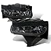 SPEC-D TUNING Smoke Lens Driving Fog Lights + Bulbs + Switch Compatible with 1999-2004 Ford Mustang GT Models L+R Pair Assembly