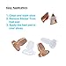 High Heel Pads, Heel Cushion Inserts, Heel liners (12 PCS) - Unisex (Beige)
