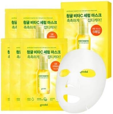 [Goodal] グーダル チョンギュル ビタC汚れセラムシートマスク Green Tangerine Vita C Dark Spot Serum Sheet mask 10 Sheet [並行輸入品]